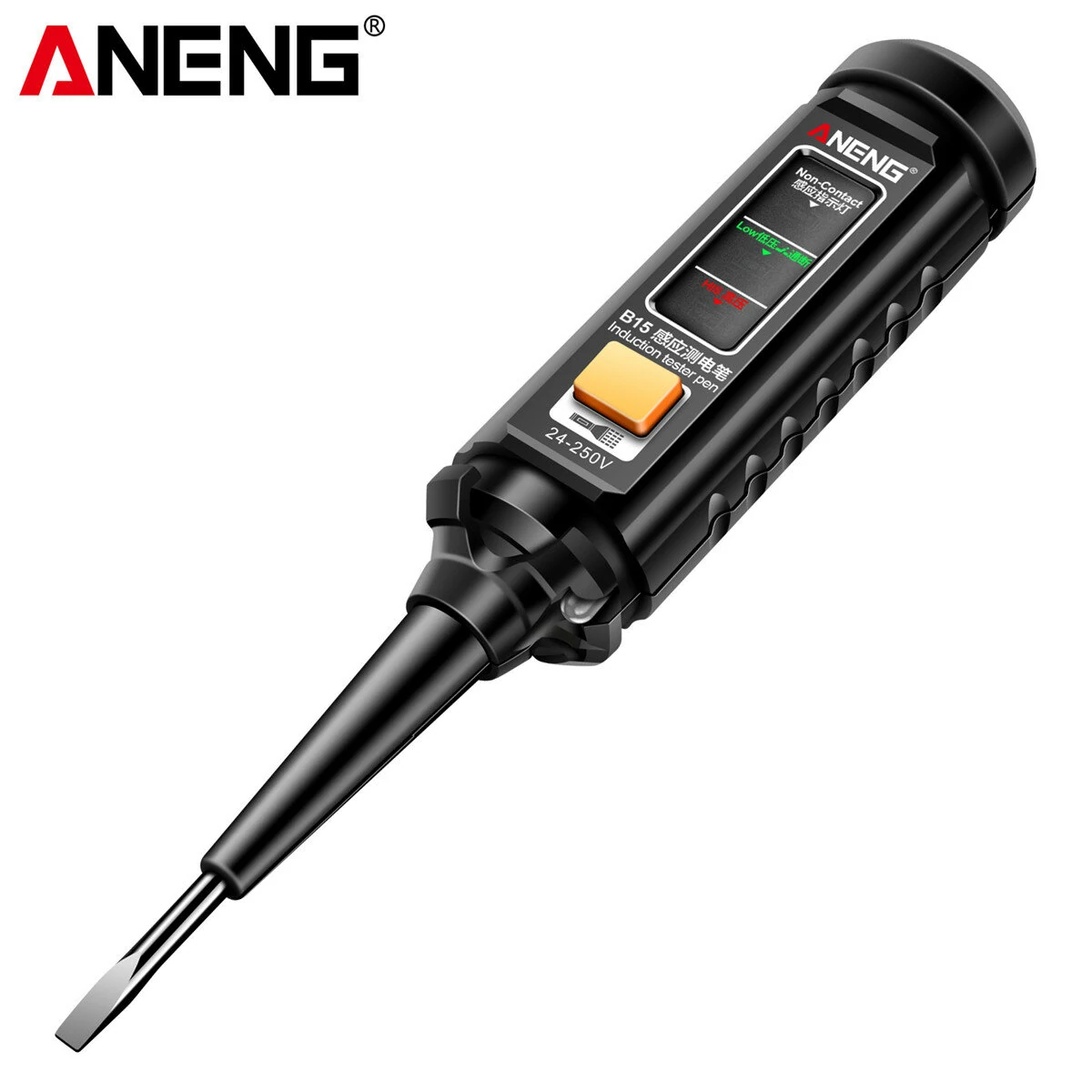 ANENG B15 Voltage Tester Pen - AC/DC Detection with Flashlight & Wide Range - Image 2