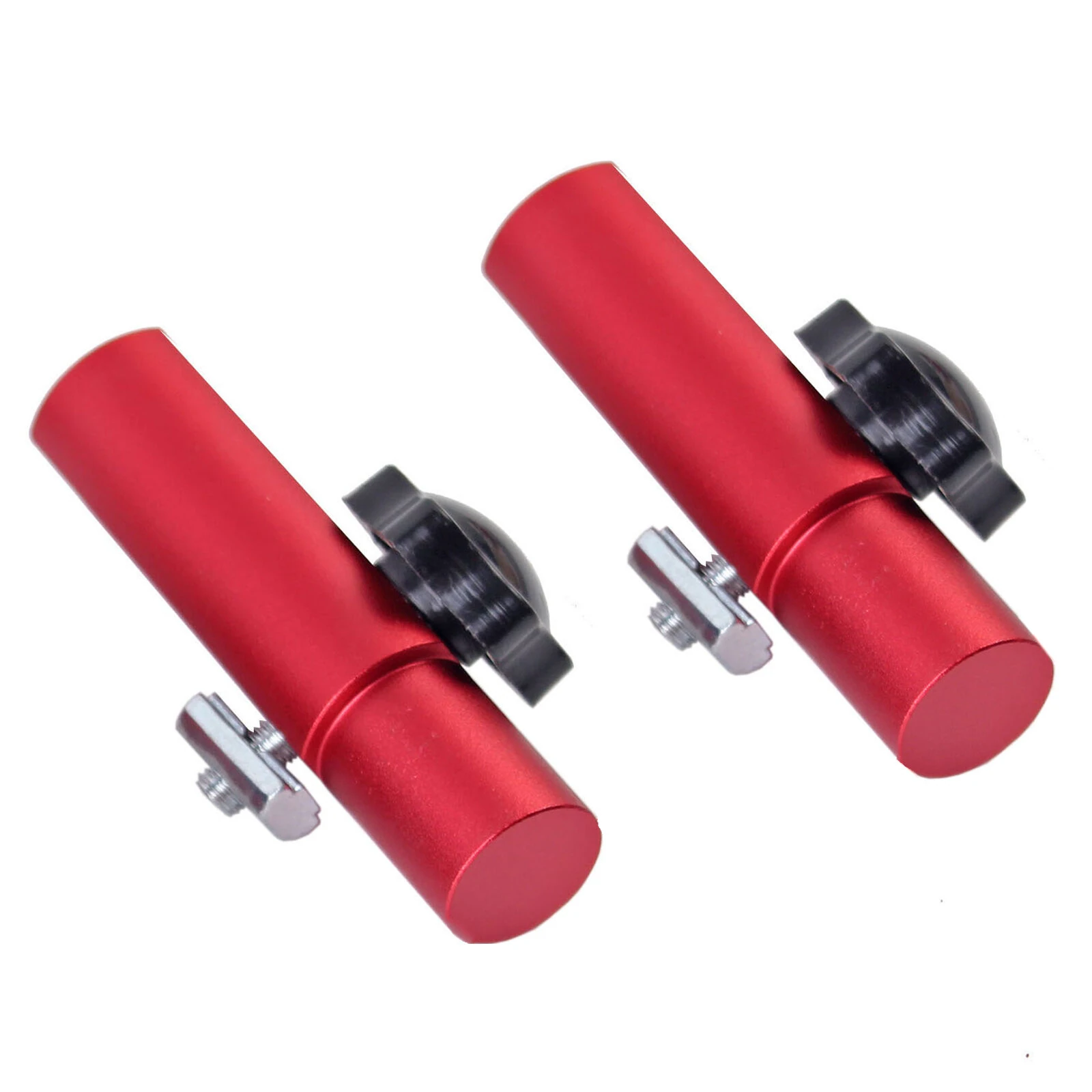 2 Pack T-Track Hold Down Clamp - 19mm/20mm Aluminum Fence Bracket for Woodworking - Image 2