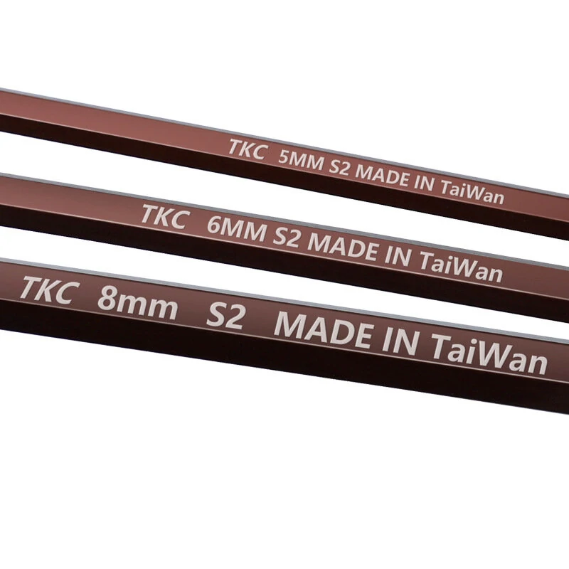 S2 Hardened T-Handle Allen Wrench Set | 3-8mm Hex Keys with Flat Head - Image 4