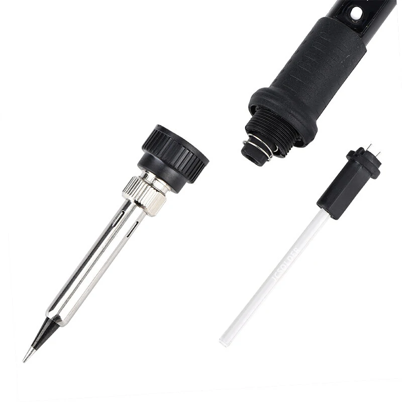 JCD 908S 80W Soldering Iron Kit | Adjustable Temperature 110V/220V | Ceramic Heater & Copper Tips - Image 5