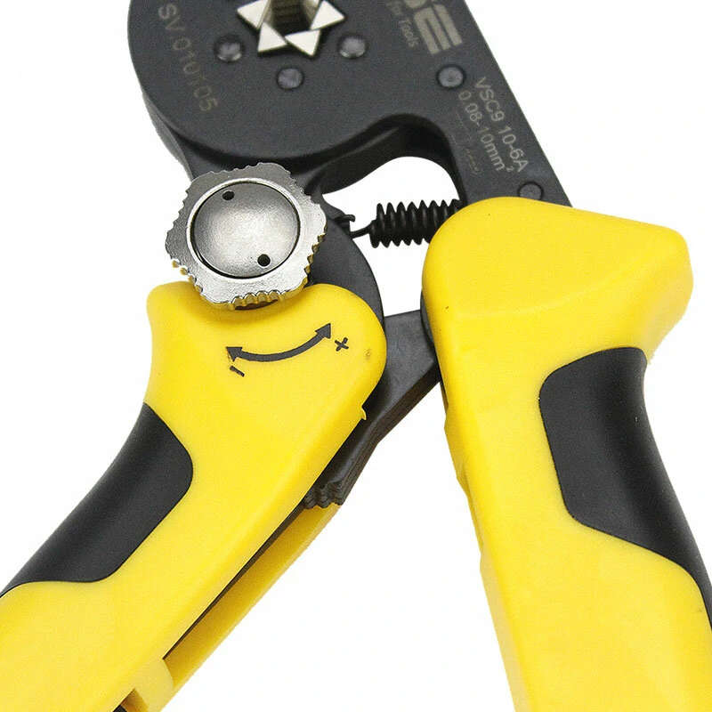 VSC9 Crimping Pliers | 10-6A 0.08-10mm² 23-7AWG | Manual Adjustable Tool for Terminals - Image 4