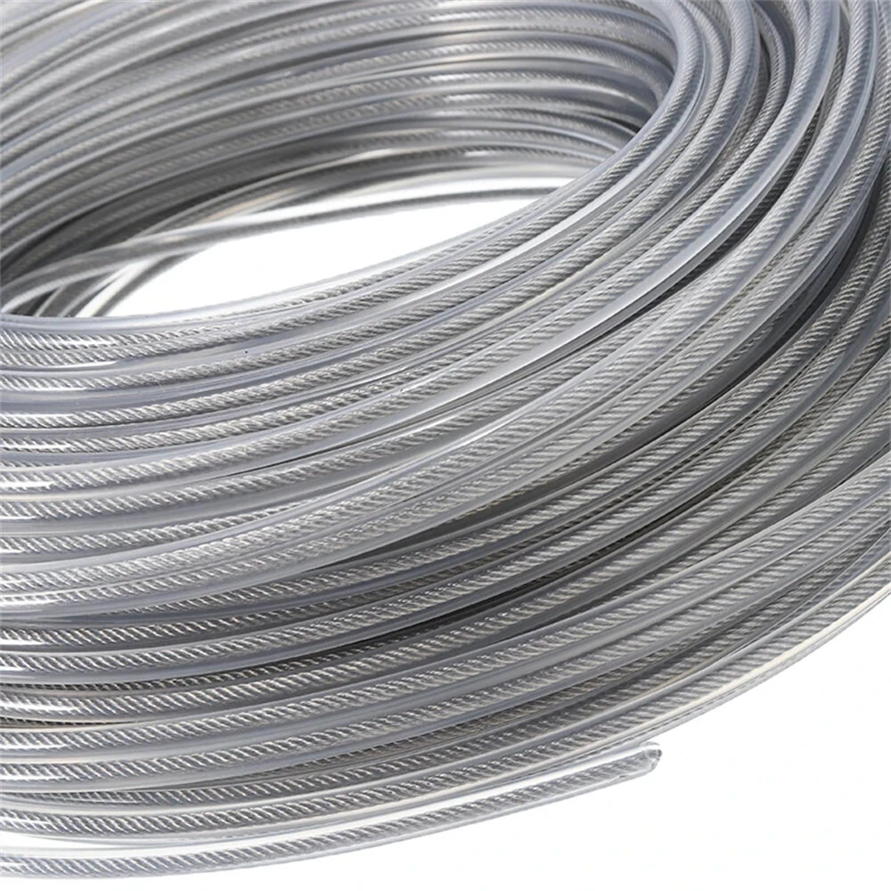 15M Steel Wire Nylon Trimmer Line | Round Roll Replacement | High Durability Eco-Friendly - Image 3