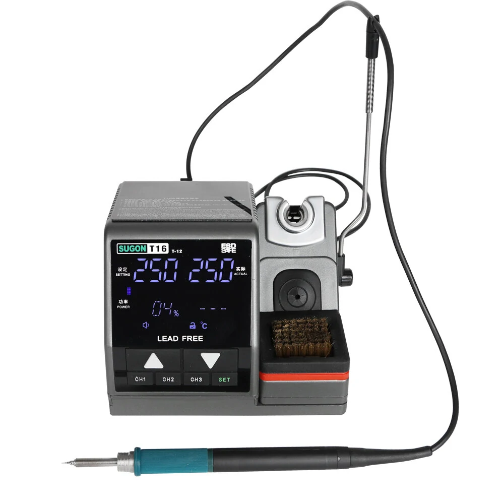 SUGON T16 Soldering Station | 2-Second Heat | T12 & Special Tips Included - Image 5
