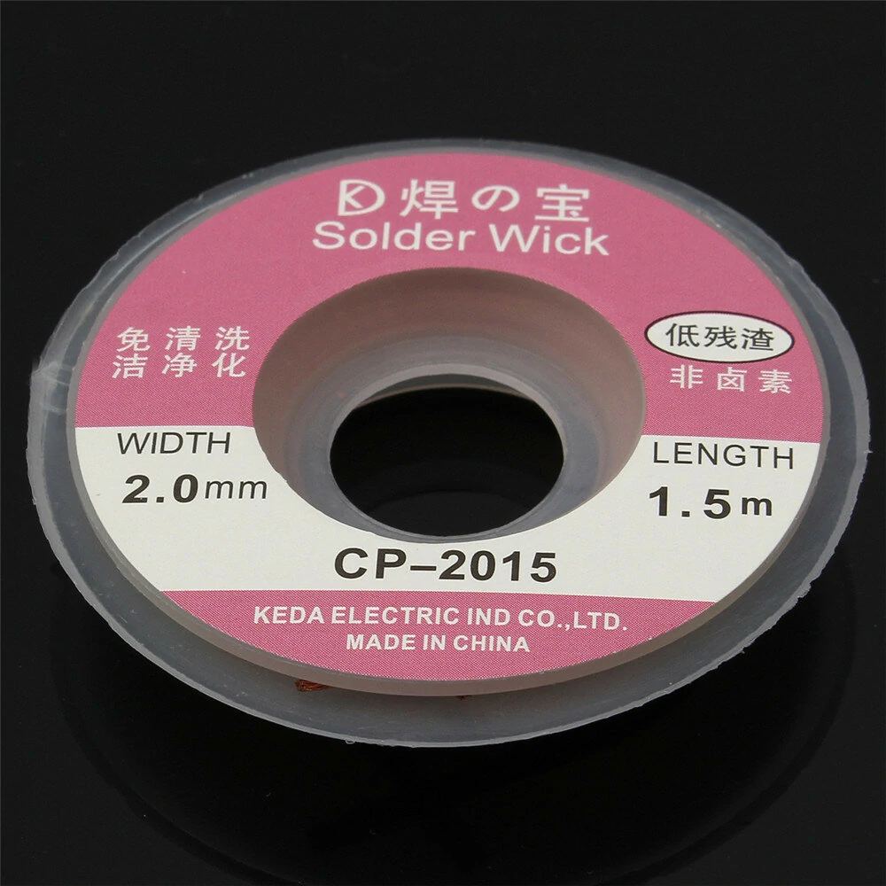 Effetool Desoldering Braid - 5Ft 1.5m Copper Wick Solder Remover Wire Spool - Image 2