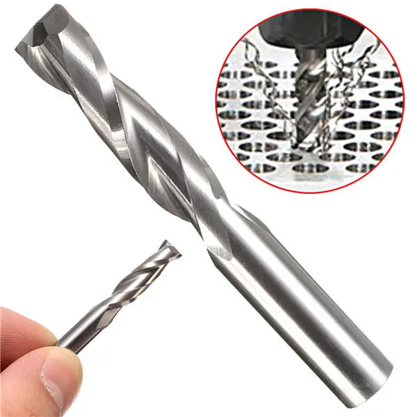 6x22mm Double Flute Spiral CNC End Mill Cutter | 2 Flute Milling Cutter - Image 2