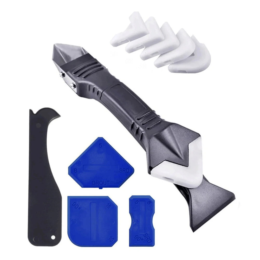 11Pcs Caulking Tool Kit - 3 in 1 Silicone Sealant Finisher & Caulk Remover - Image 2