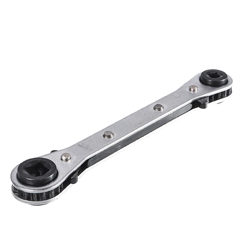 Double Head Ratchet Wrench - 4-in-1 Adjustable Spanner with 3/8 & 1/4 Sockets - Image 4