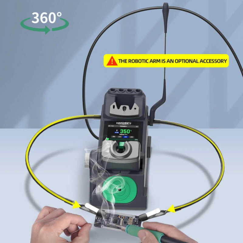 HANDSKIT S5 Portable Welding Station | 100-450°C Adjustable | Rapid Heating & Sleep Function - Image 3