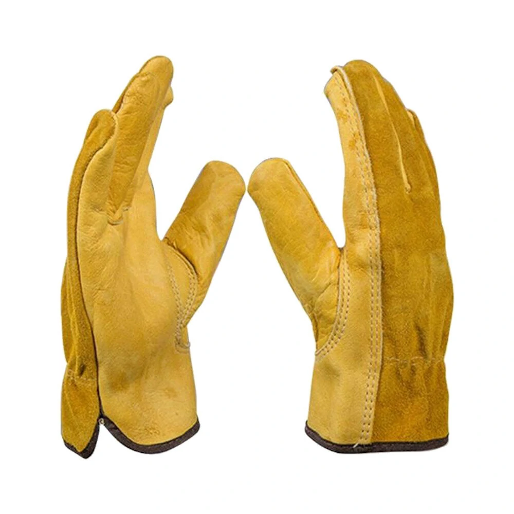 Gardening Gloves - Thorn Proof Double Layer Leather - Waterproof Slim-Fit - Image 3