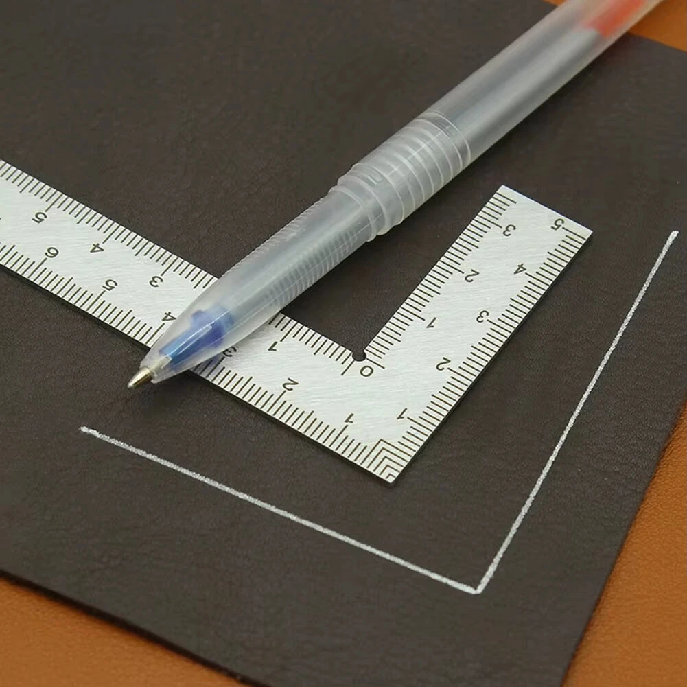 Stainless Steel L Square Ruler - 100mm 150mm 300mm Double-Sided Scale | Carpentry Framing Tool - Image 3