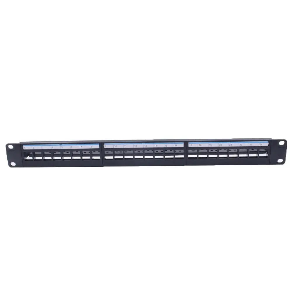 Tripp Lite 1U 24-Port CAT6 Patch Panel | Keystone Jack Network Rack Panel - Image 4