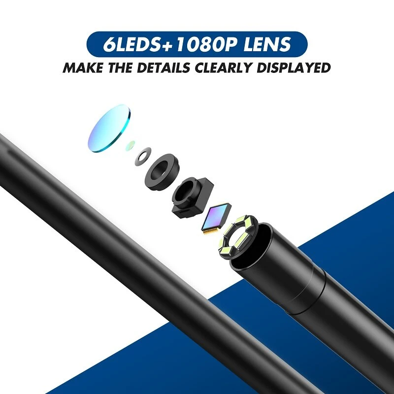 F220 WiFi Borescope Camera | 5.5mm 1080P HD | IP67 Waterproof for Android & iPhone - Image 3