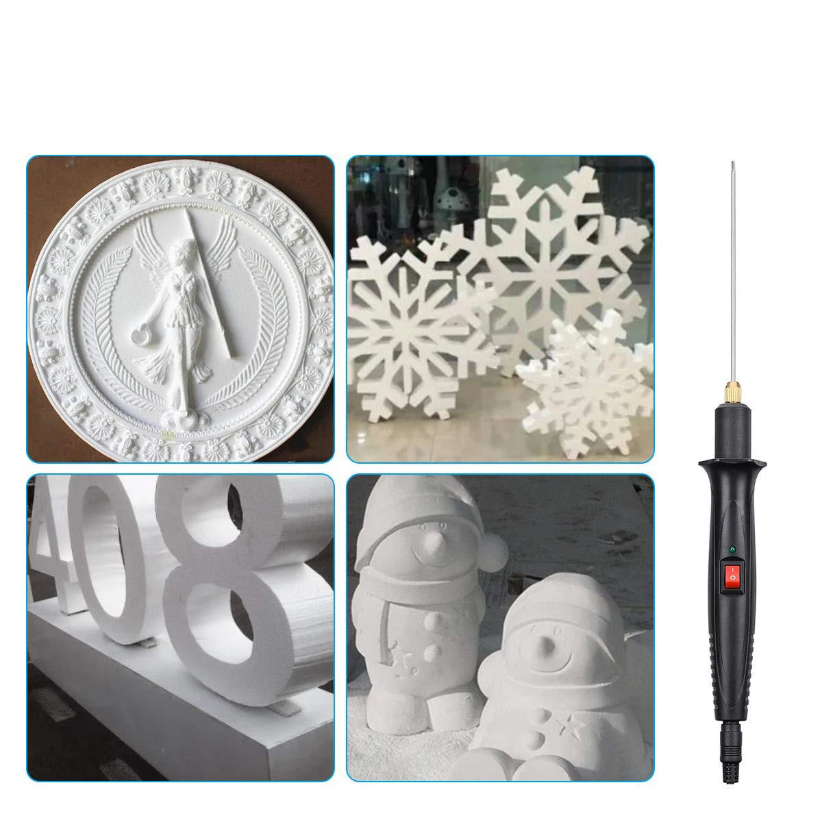 7PCS 110-260V 3-in-1 Electric Foam Cutter Machine & Pen Tools Kit - Image 3