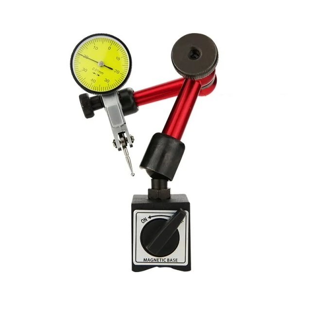 Dial Indicator Magnetic Stand | 0-10mm 30mm 0.8mm Gauge Base | Micrometer Tool - Image 2