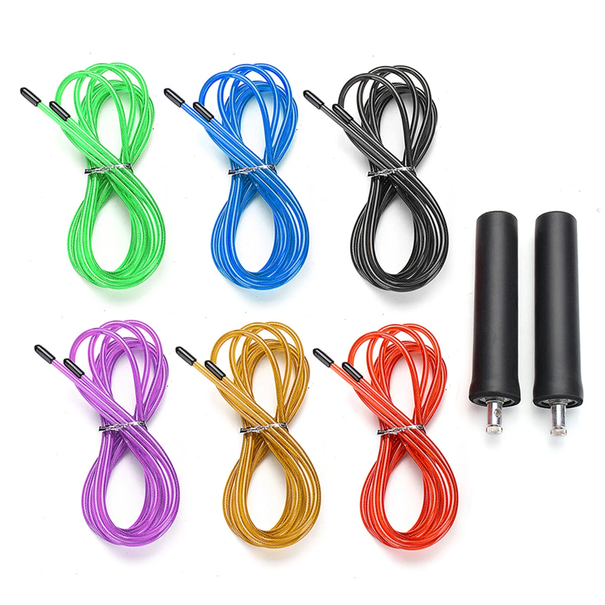 3M Steel Wire Speed Skipping Rope - Adjustable for CrossFit & Fitness Exercise - Image 3