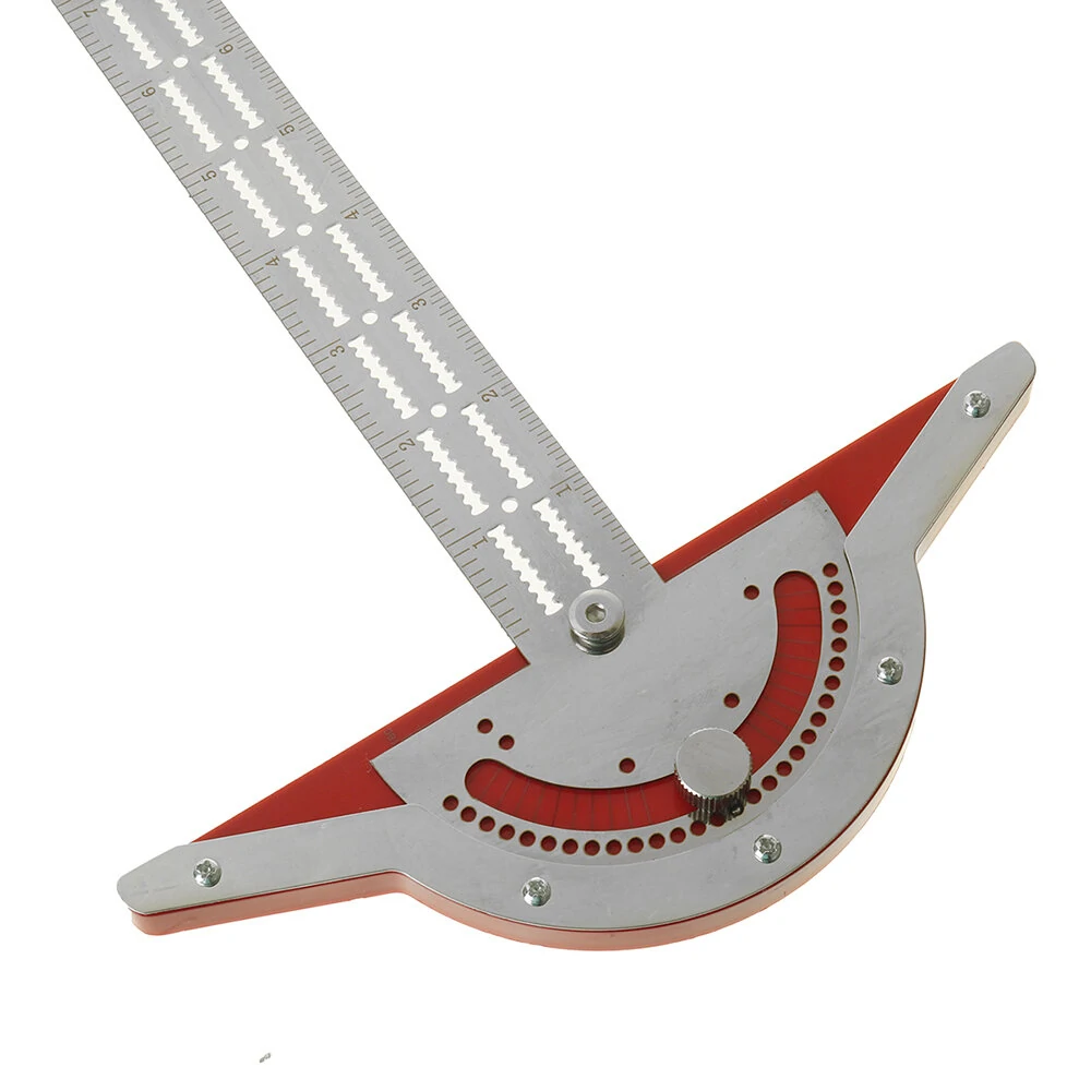 Durable Carpenter Edge Rule - Woodworking Protractor & Angle Measuring Tool - Image 5