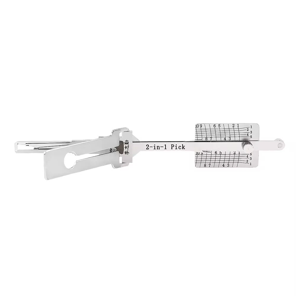 HU101 Lock Pick Tool Set - 2 in 1 Stainless Steel for Jaguar & Global Cars - Image 3