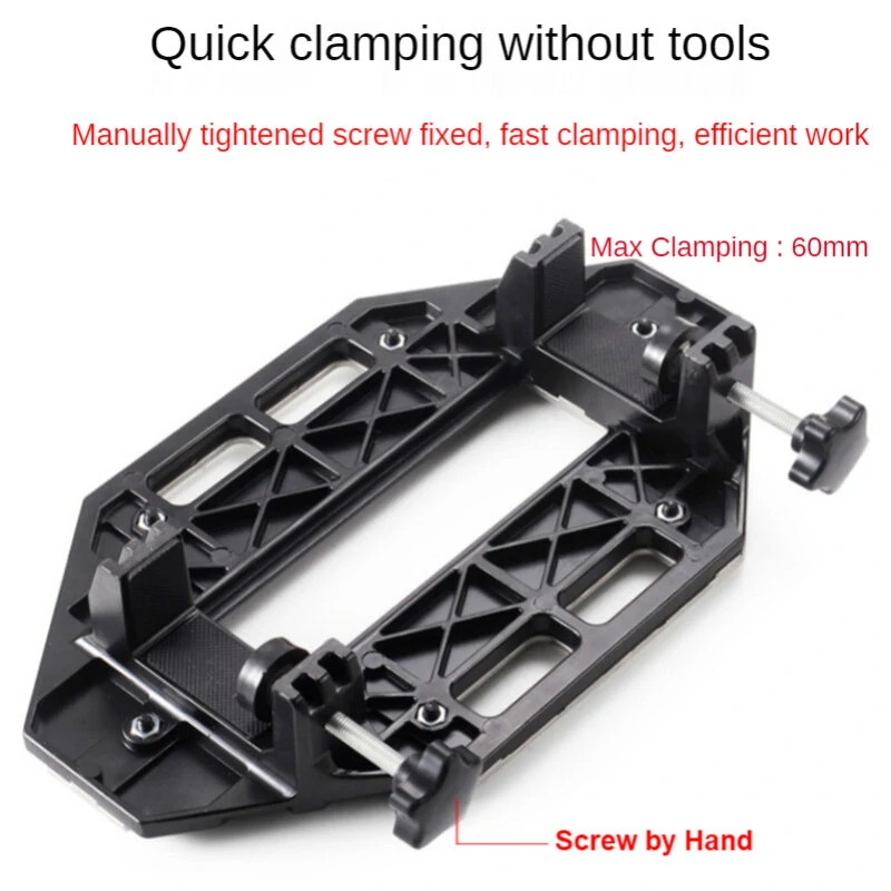 Aluminum Door Hinge Jig Guide - Woodworking Template for Cabinet & Kitchen Door Installation - Image 4