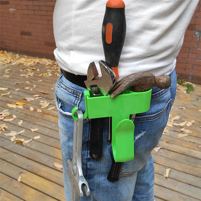 Portable Waist Tool Holder - Drill Clip Rack with Hook for Electrician Belt - Image 3