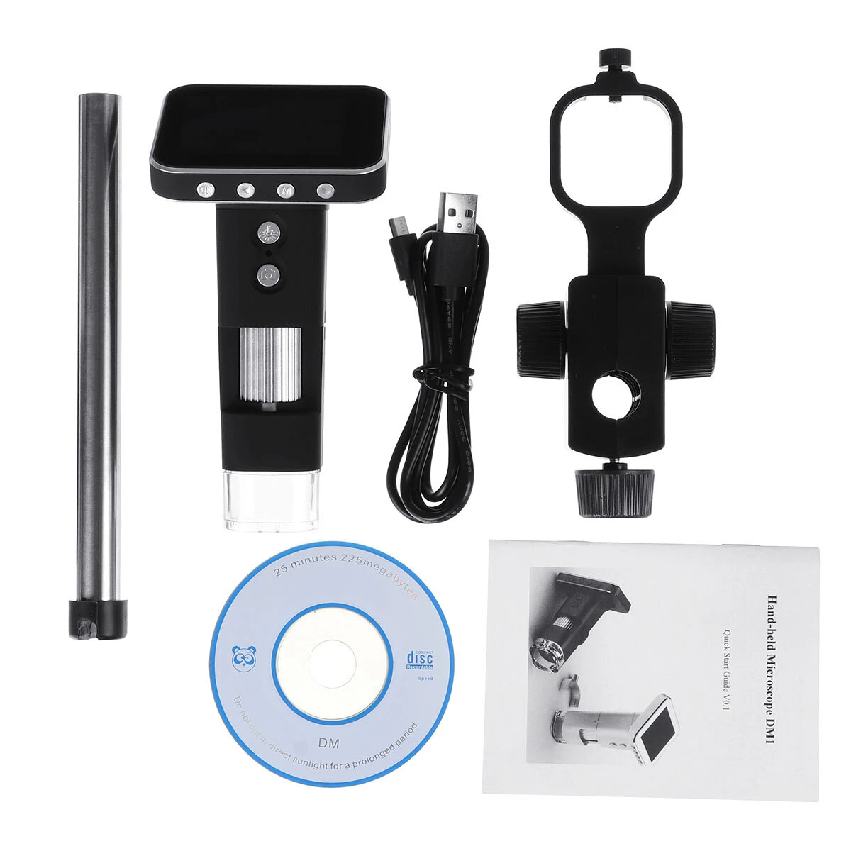500X Digital Microscope with 3.5 inch HD LCD - Soldering & Phone Repair Magnifier + Metal Stand - Image 4