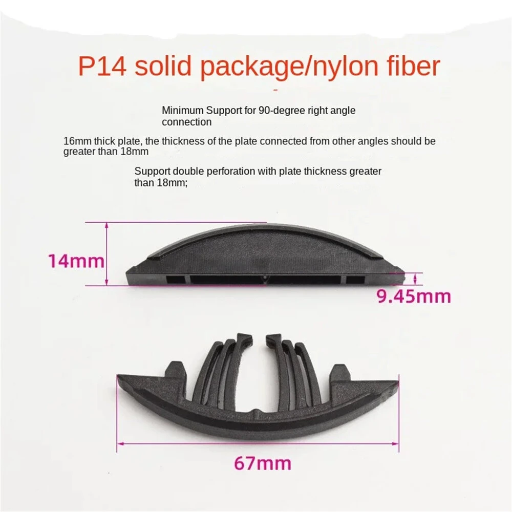 Woodworking Lamino Invisible Connector - 50 Pairs P14 P15 Reusable Fasteners | 2 in 1 for Slotting Machine - Image 2