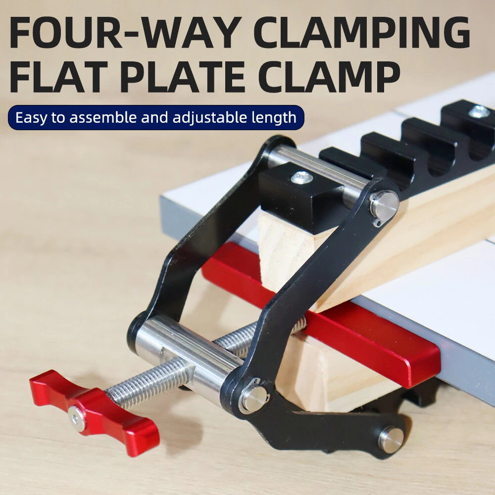 ENJOYWOOD 4-Way Panel Clamp | Wood Gluing Clamp for Cabinet & Furniture Making - Image 2