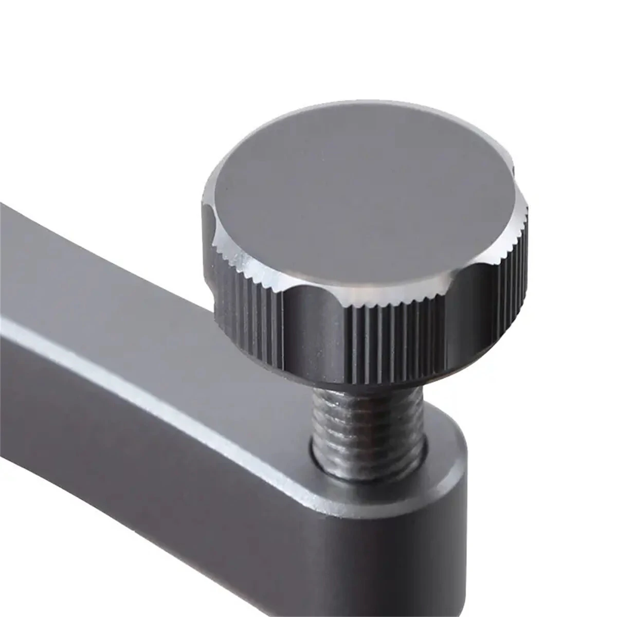 2PCS Aluminum Alloy Quick-Acting Hold Down Clamp Set | For 19mm 20mm Dog Holes | Anti-Slip Pad - Image 3