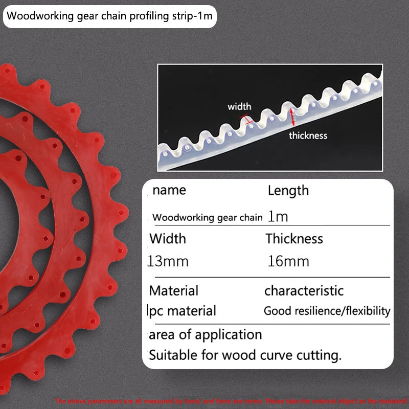 Woodworking Profiling Strip - Flexible Curve Template for Complex Shapes | 1M & 2M Lengths | Sturdy Router Guide - Image 5