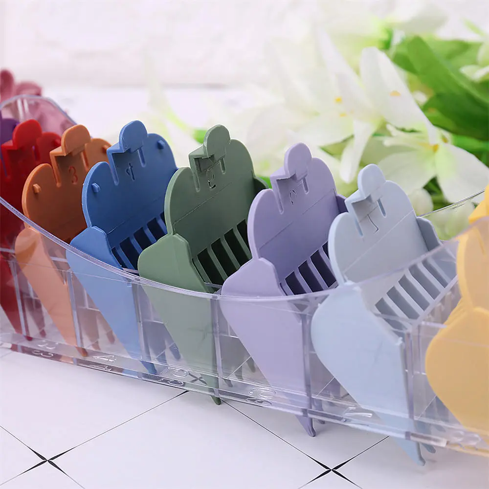 WHAL Hair Clipper Limit Comb Set - 8pcs Colorful Attachments for Electric Clippers - Image 5