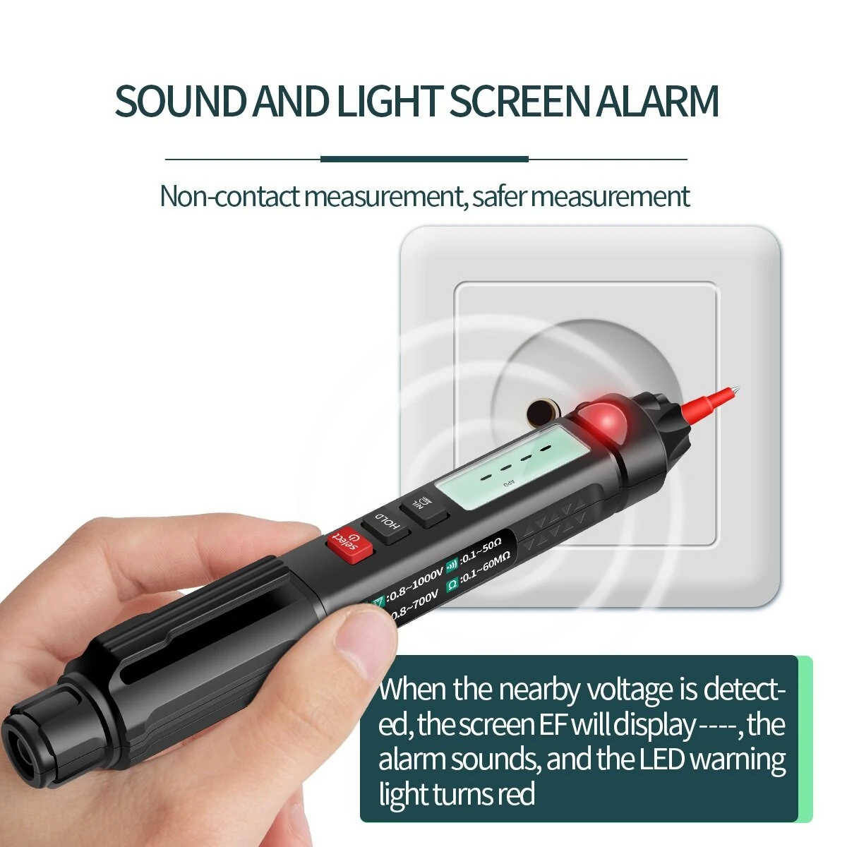 ANENG A3007 Digital Multimeter | Auto Sensor Pen Tester | 6000 Counts NCV - Image 4