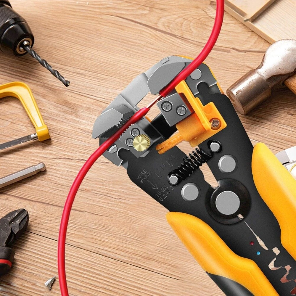HSC8 6-6A Crimping Pliers | Ye-1 Wire Stripper | 1200pc Terminal Set - Image 5