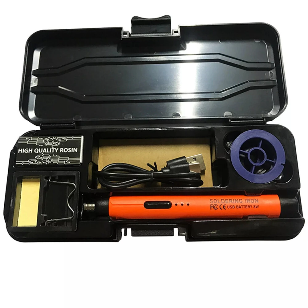 Wireless USB Soldering Iron 8W | Adjustable 300-450°C | Type-C Charging & Battery - Image 4
