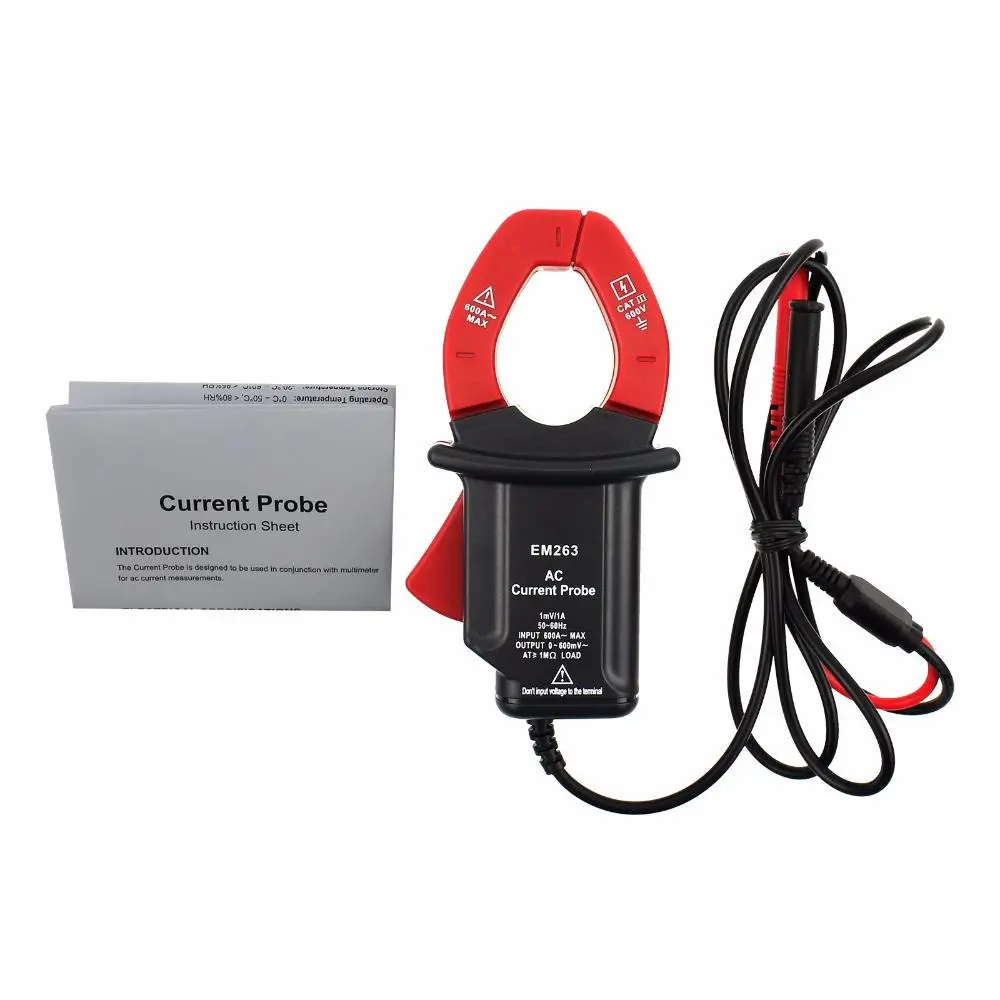 ALL SUN EM263 Digital Clamp Meter - AC Current Probe Clamp, Voltage & Frequency Tester - Image 4