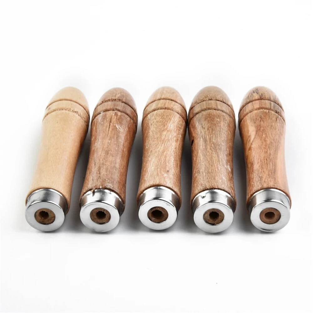 5PCS Wooden File Handles - Ergonomic Secure Fit for 4-6 Inch Files | 9cm Length - Image 5