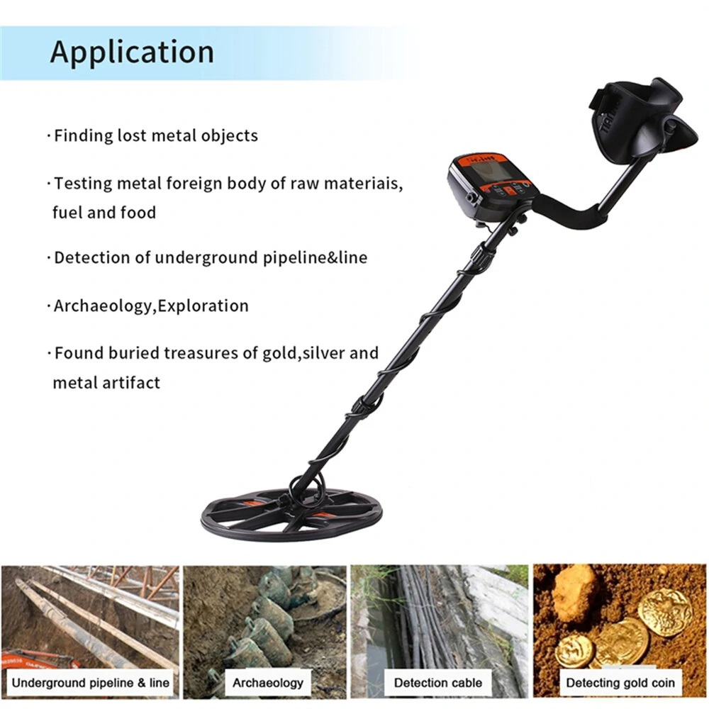 TX-960 Metal Detector | High Sensitivity Waterproof Coil, LCD Display for Treasure & Jewelry - Image 5