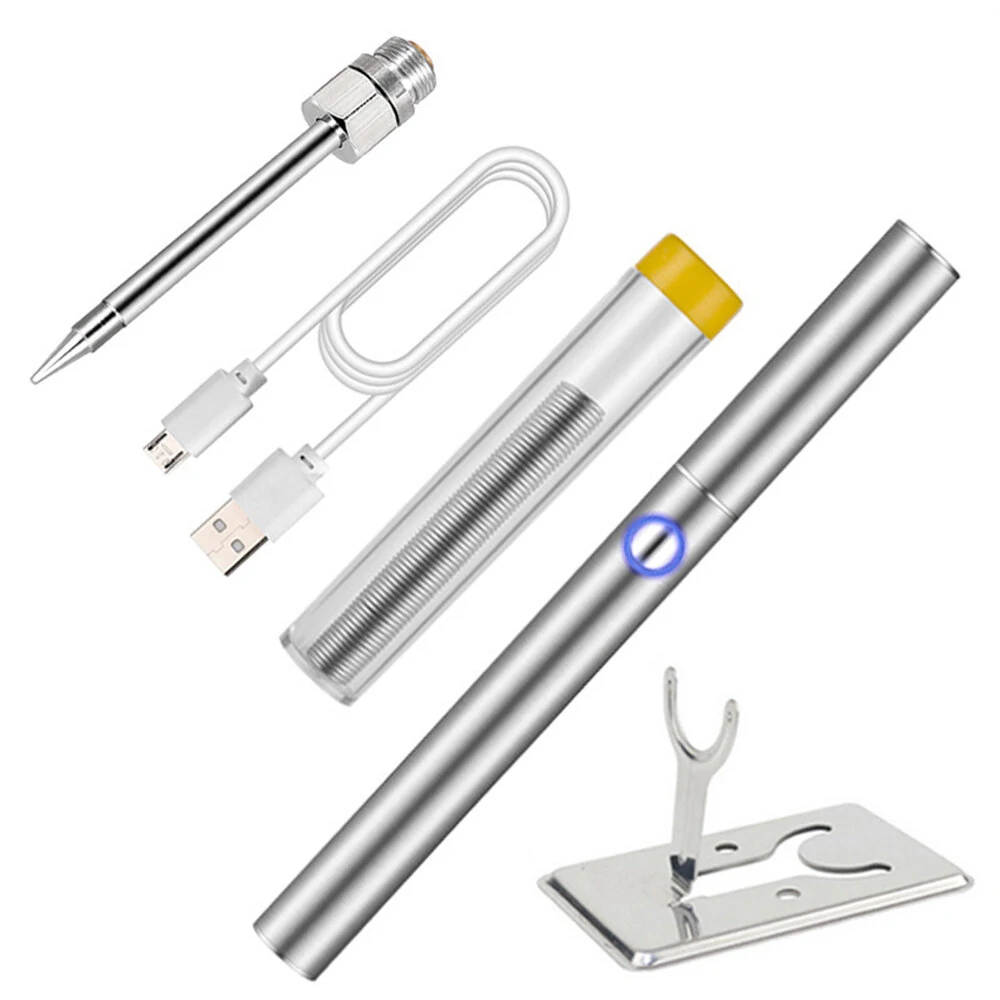 Drillpro Mini Portable Cordless Soldering Iron - 1100mAh USB-C | Includes Case & Tips - Image 2
