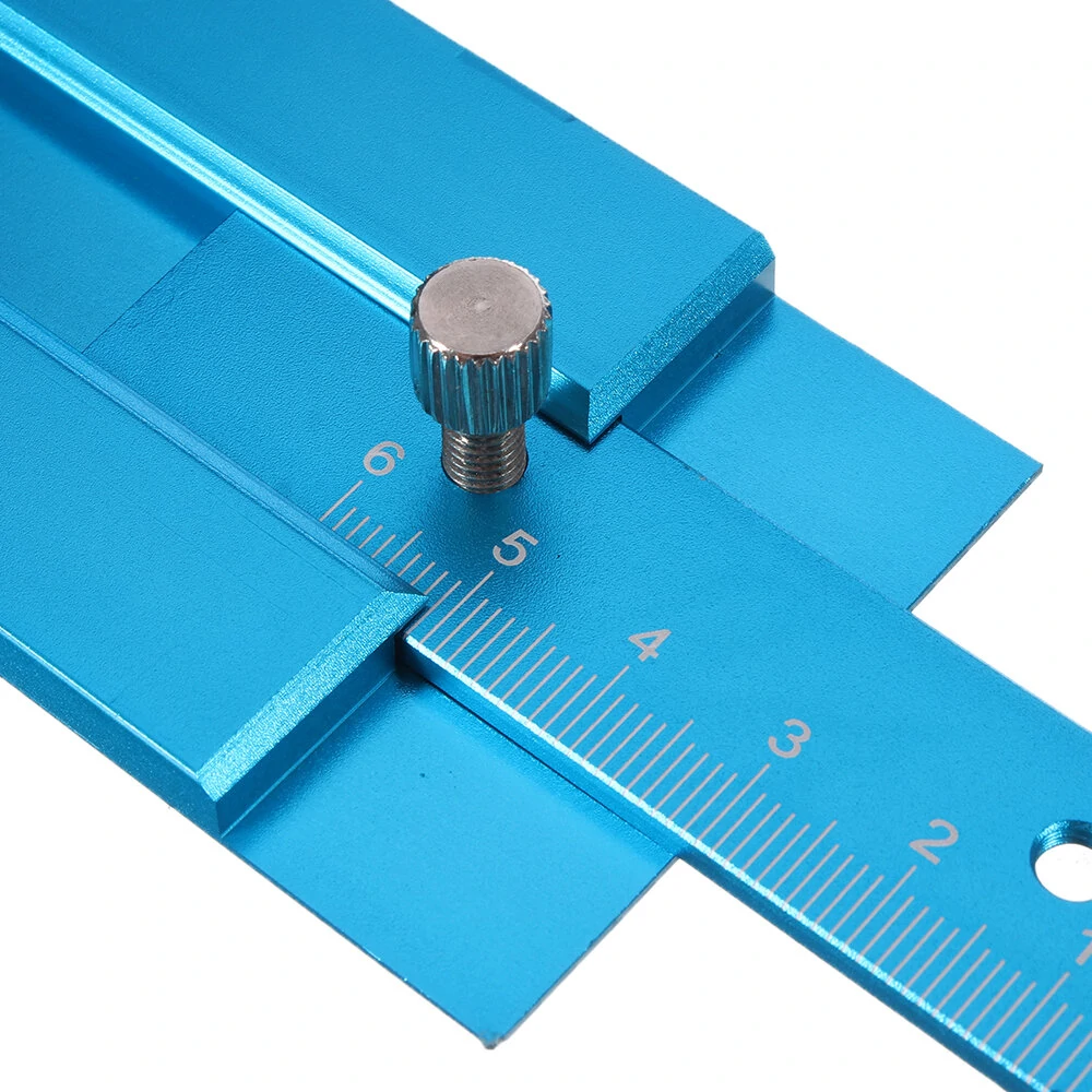 Aluminum Alloy Height & Depth Gauge Ruler - For Table Saw Woodworking - Image 4