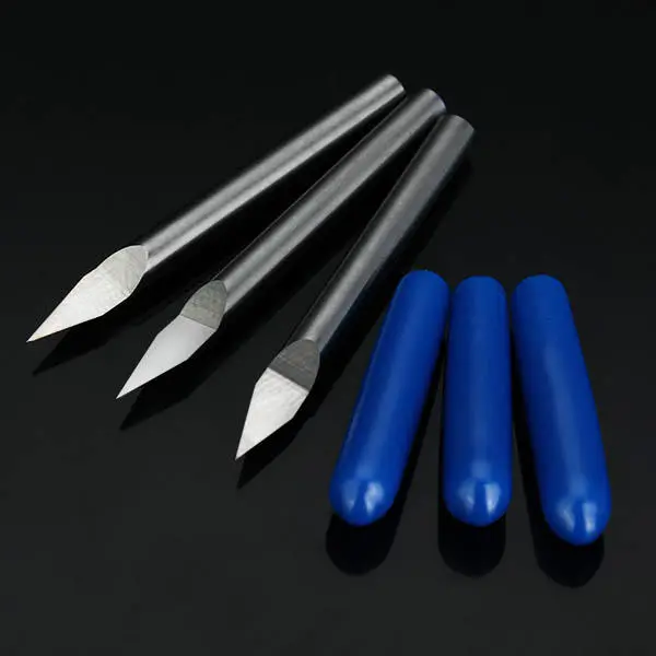 3pcs Carbide Engraving Bits | 3.175mm Shank 30 Degree for CNC & Metal - Image 2