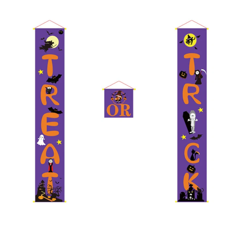 Halloween Porch Banner - Outdoor Hanging Decor for Home | Pendant Ornament - Image 3