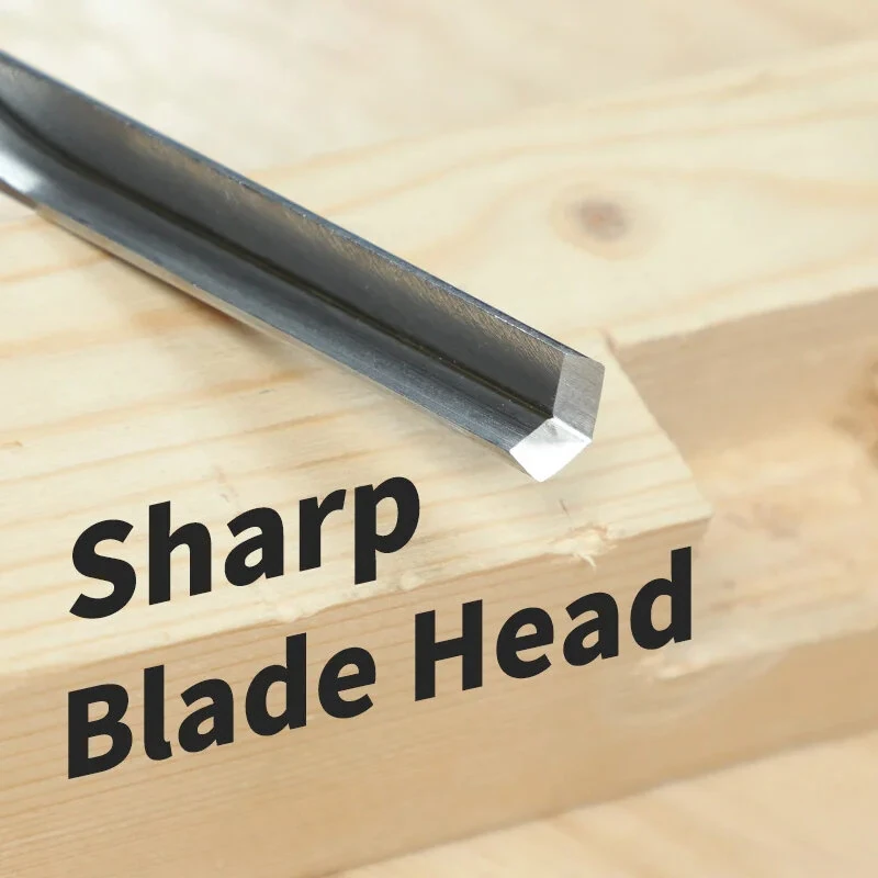 10 Inch Corner Chisel - 40Cr Alloy Steel Blade & Beech Handle | Mortise Tool - Image 4