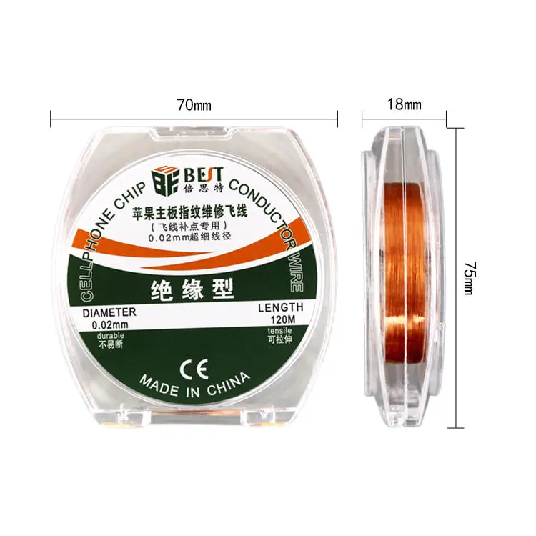 BEST 120m 0.02mm Solder Wire - iPhone Motherboard Repair Fly Line | 0.02mm - Image 4
