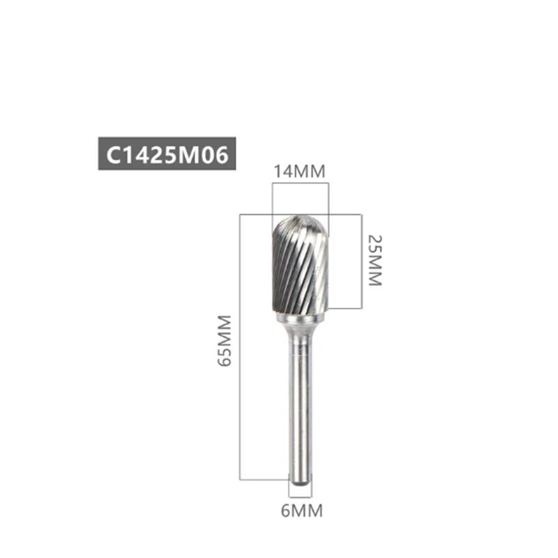 CX1425M06 Tungsten Carbide Rotary File | Point Burr Grinder for Milling & Carving - Image 3