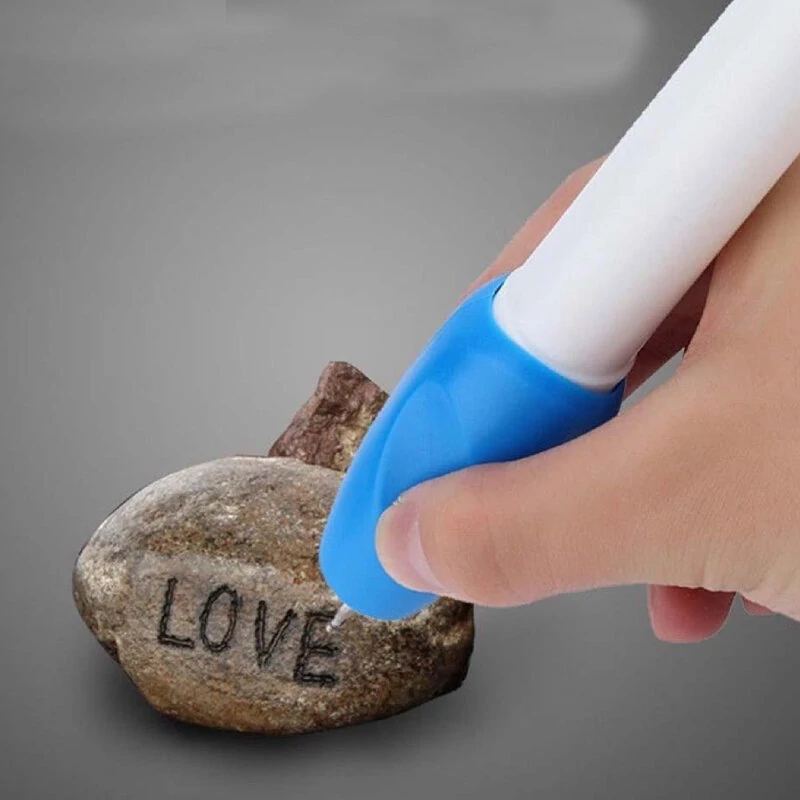 Mini Engraving Pen - Electric Engraver for Jewellery Glass Wood & Phone Shells | DIY Artwork Tool - Image 5