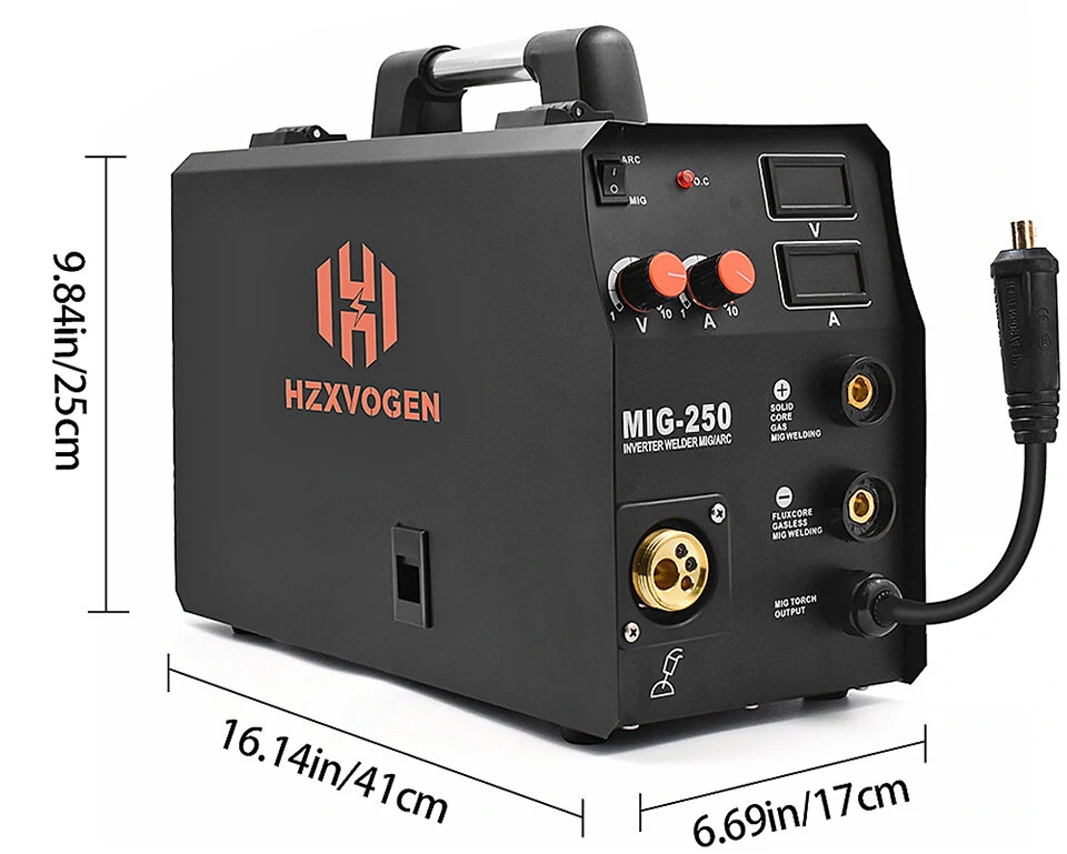 Hzxvogen MIG 250 220V Welder - 3 in 1 MIG TIG MMA Gas Machine - Image 3