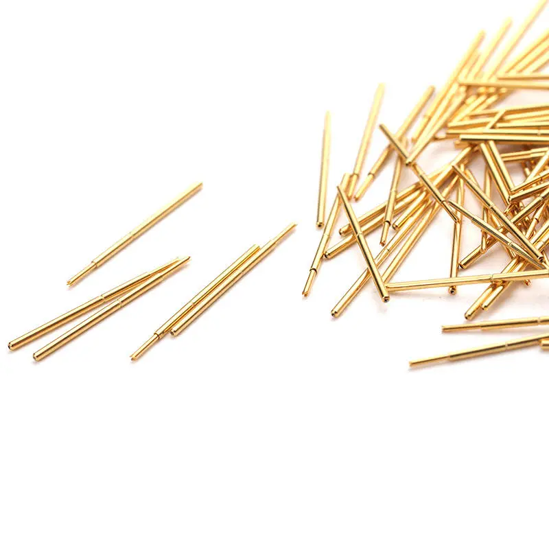 PA50-Q1 Gold-Plated Test Probe - 100 Pcs - 0.68mm OD 16.55mm Spring Pin for Circuit Board Testing - Image 4