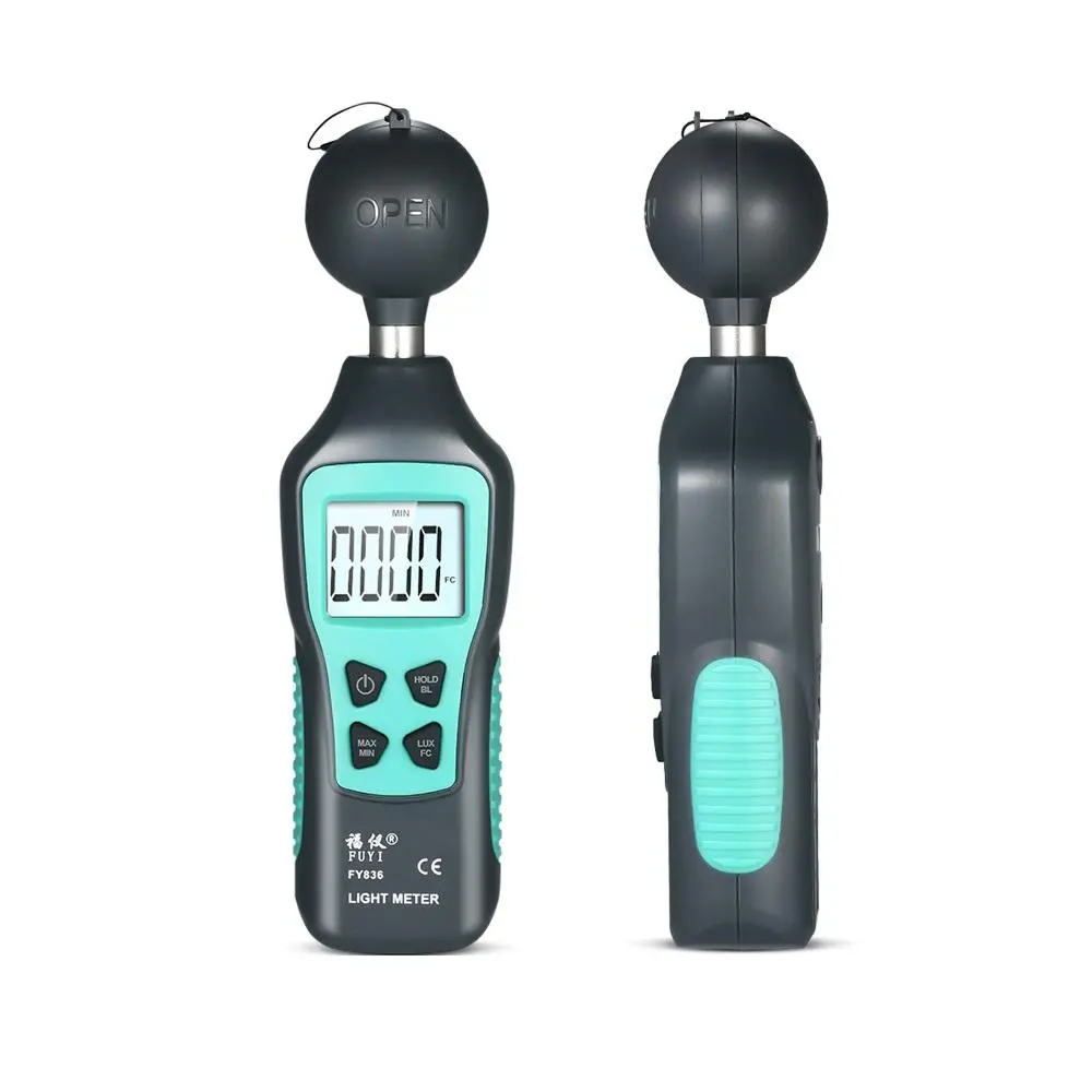 FUYI FY836 Mini Digital Lux Meter | 0-200000 Lux | Handheld Light Meter - Image 3