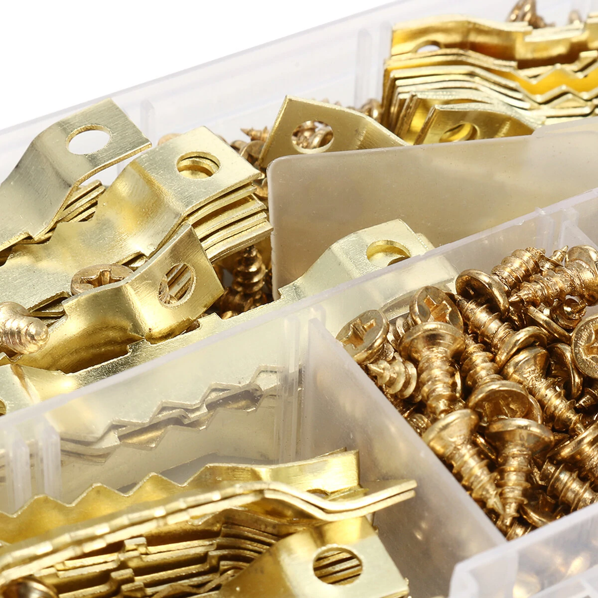 100Pcs Saw Tooth Hangers | Picture & Mirror Frame Hooks with Screws - 100 Pack - Image 5