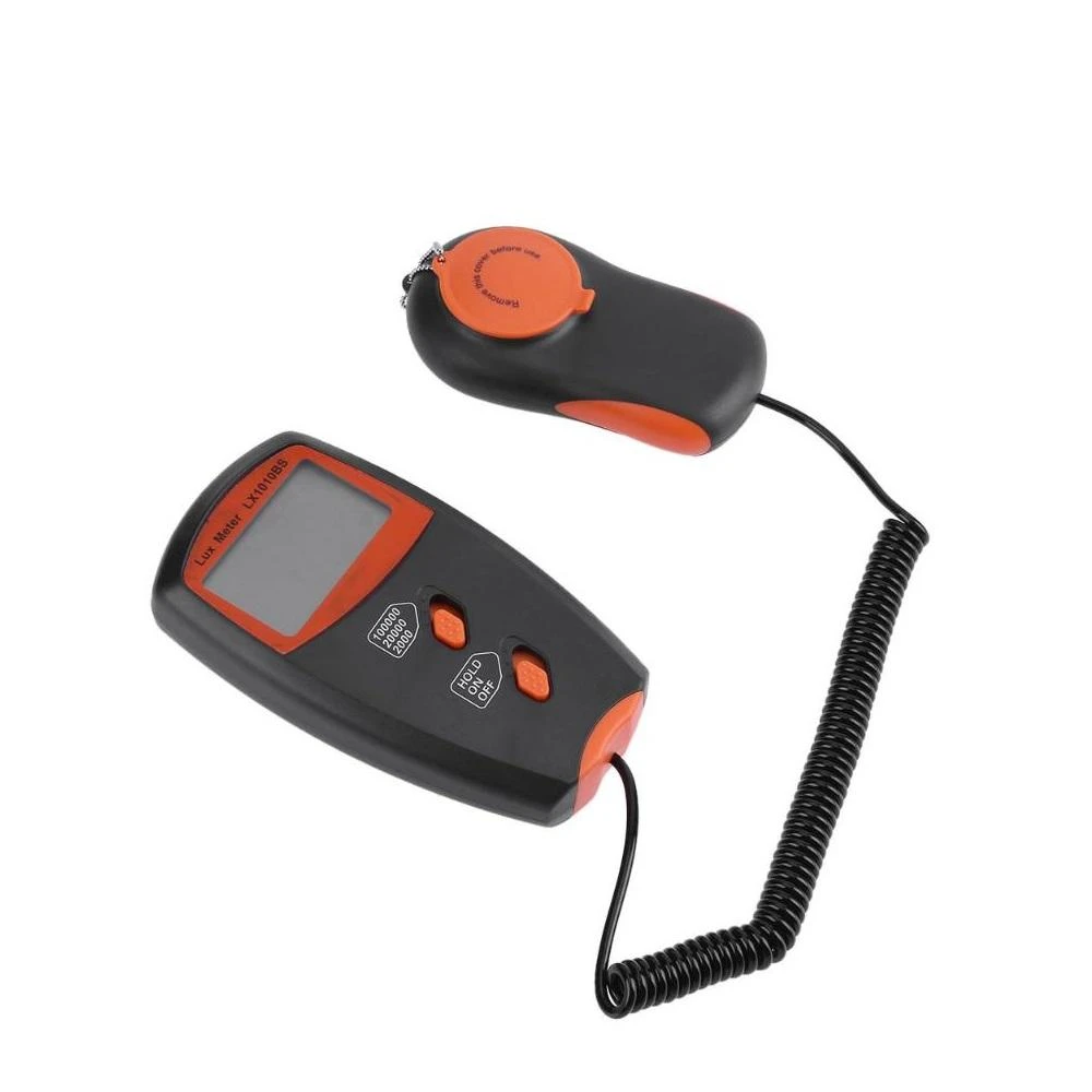 LX1010BS Digital Lux Meter - 100000 Lux Portable Light Meter with Data Hold - Image 5