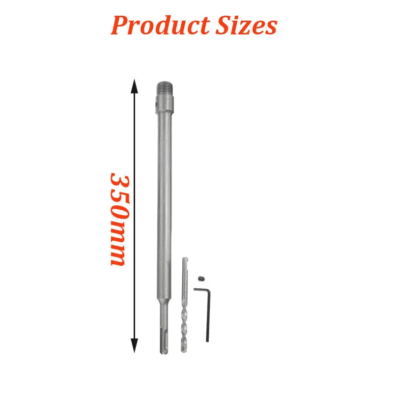 350MM Concrete Drill Hole Saw Cutter | Round Rod for AC Installation - Image 3