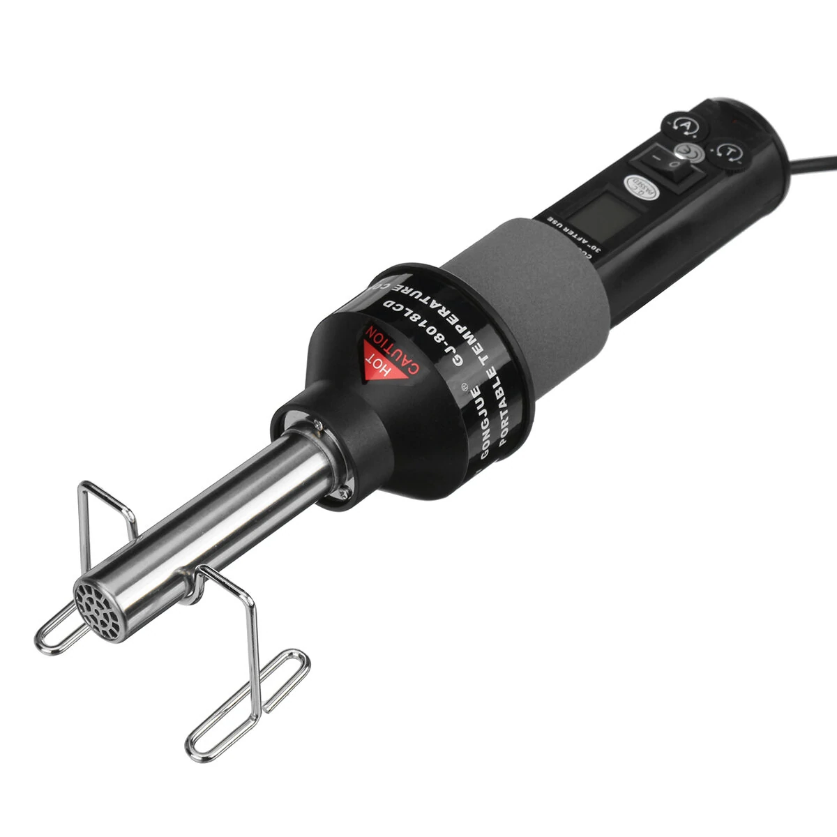 Mini 60W LCD Hot Air Gun - Digital Display Soldering Iron | Portable for DIY, Shrink Wrapping, Drying - Image 3